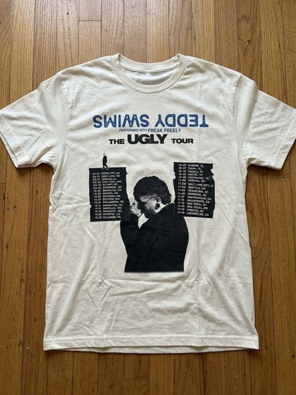 Teddy Swims The Ugly Tour 2026 Graphic T-Shirt Reprint